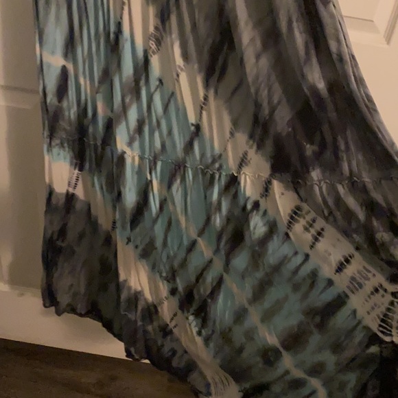 Maxi halter dress tie dye M EUC - Picture 9 of 13